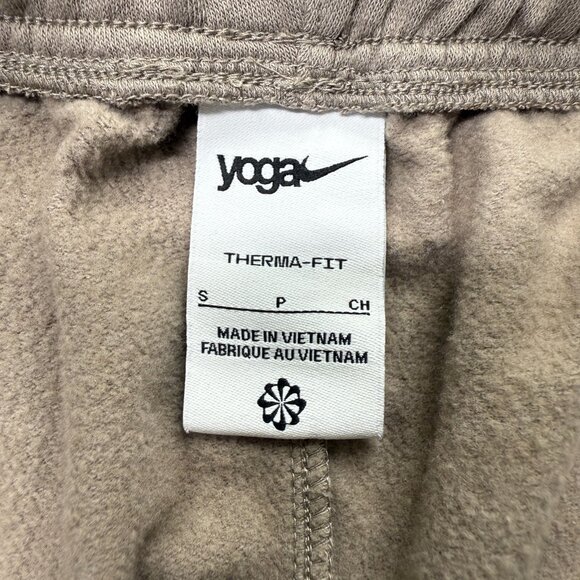 Nike Yoga Jogger Sweatpants Men S Beige 29" Lightweight Tri-Blend THERMA-FIT - Picture 5 of 16